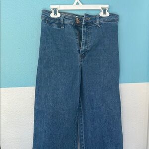 H&M Blue Straight Leg Denim Jeans